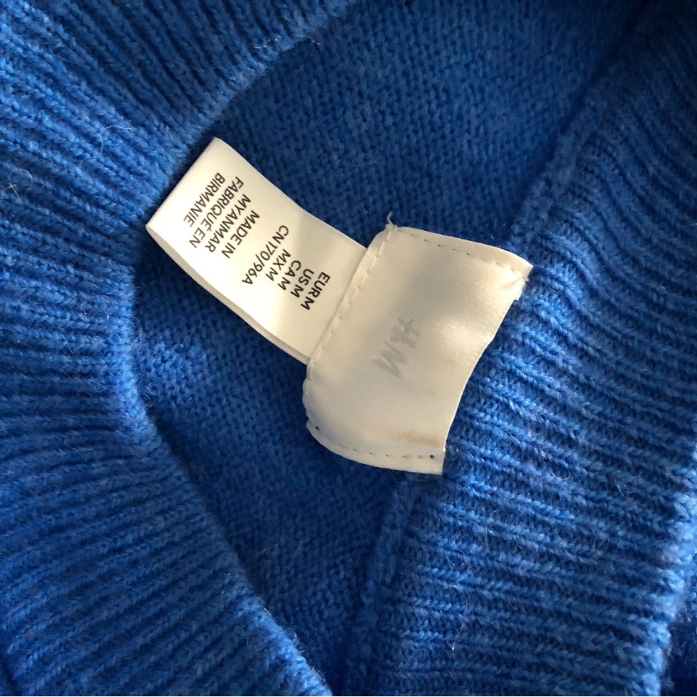 Oversized blue H&M sweater medium - Picture 3 of 4